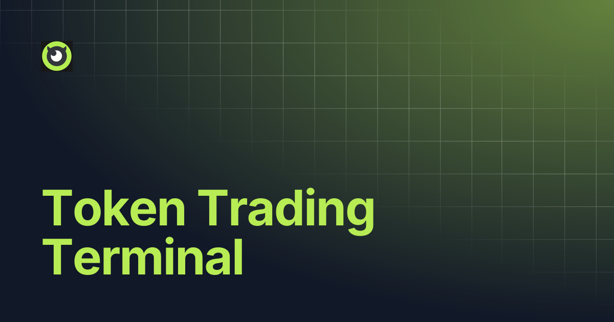 Token Trading Terminal | L1ft.sol Docs